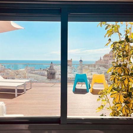 Ferienwohnung Skyline - Penthouse With 50M2 Private Terrace And Stunning Views Cádiz Exterior foto