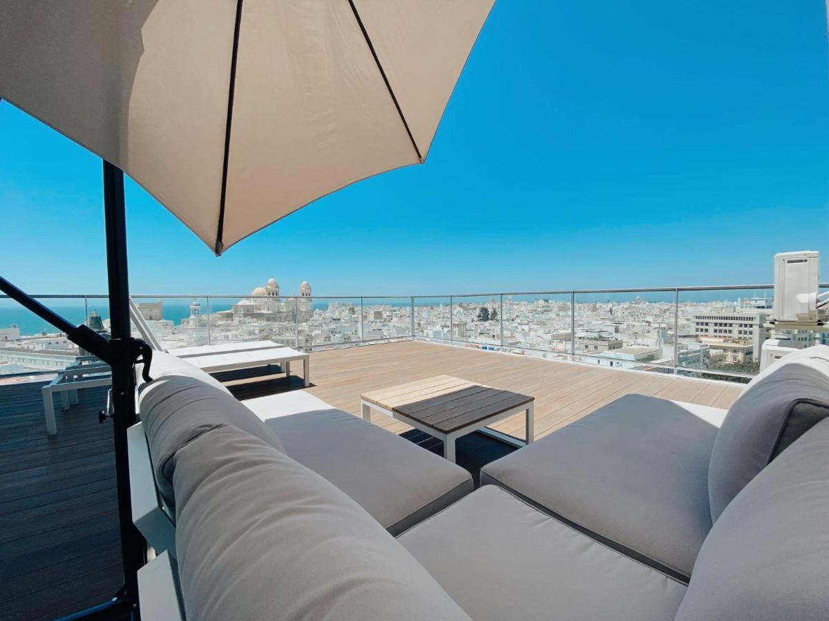 Ferienwohnung Skyline - Penthouse With 50M2 Private Terrace And Stunning Views Cádiz Exterior foto