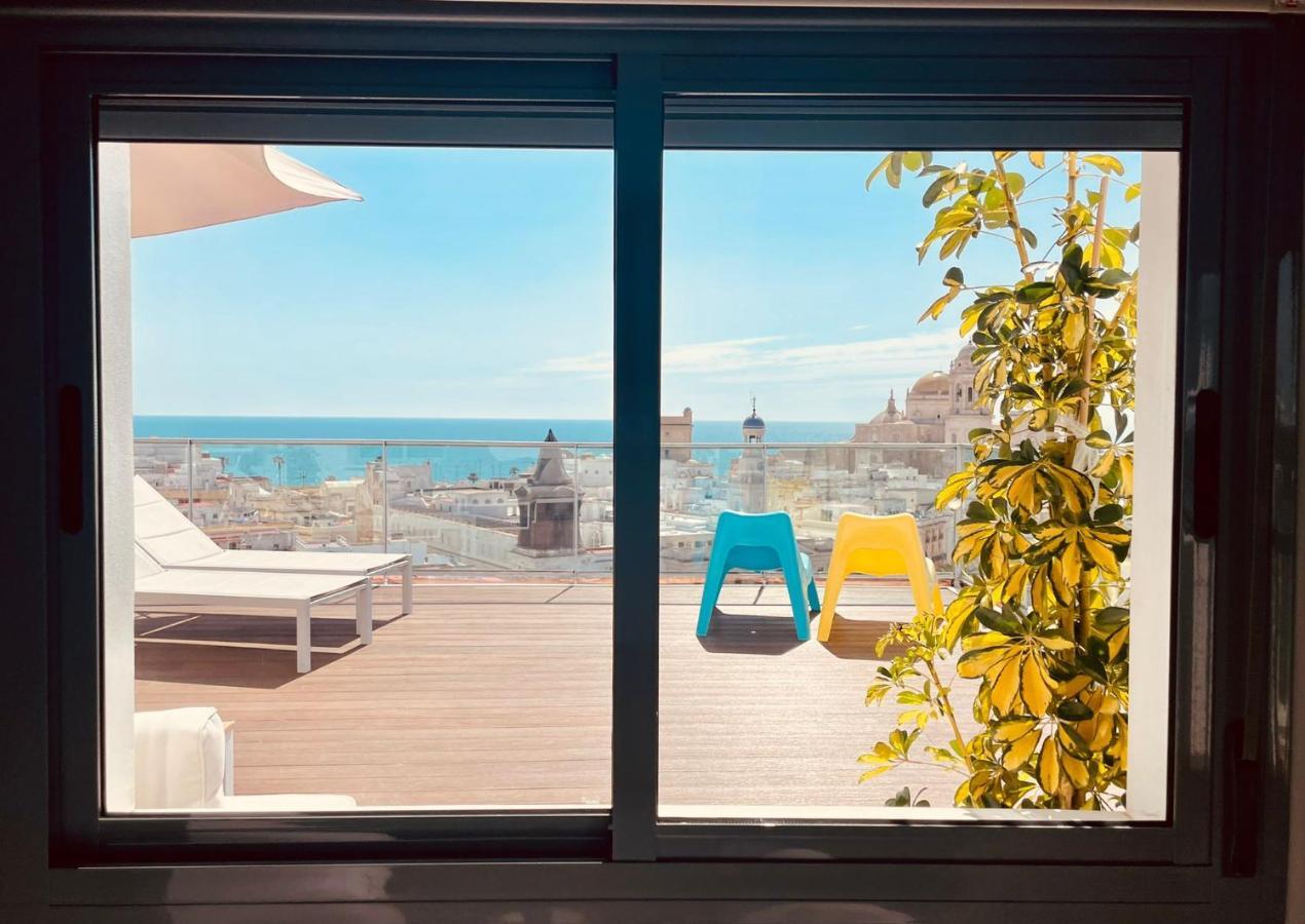 Ferienwohnung Skyline - Penthouse With 50M2 Private Terrace And Stunning Views Cádiz Exterior foto
