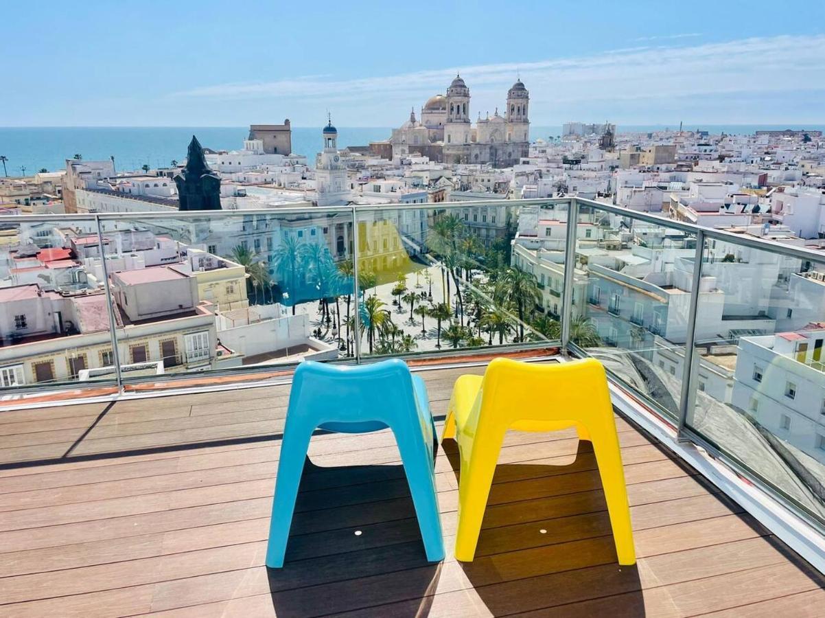 Ferienwohnung Skyline - Penthouse With 50M2 Private Terrace And Stunning Views Cádiz Exterior foto